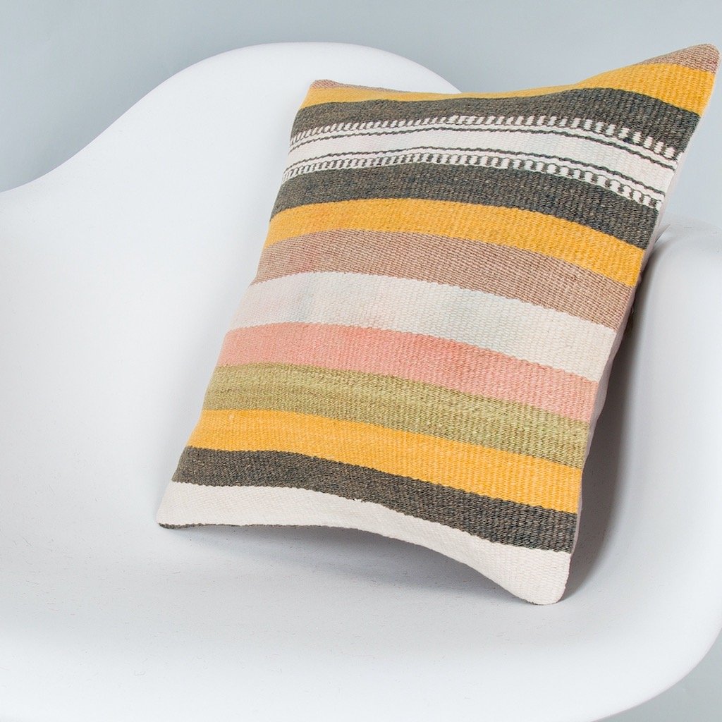 Contemporary_Multiple Color_Kilim Pillow Cover_16x16_Z1006_8344