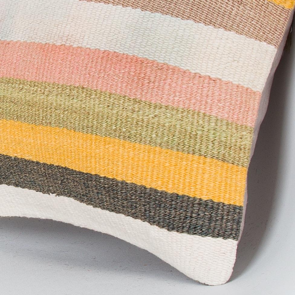 Contemporary_Multiple Color_Kilim Pillow Cover_16x16_Z1006_8344