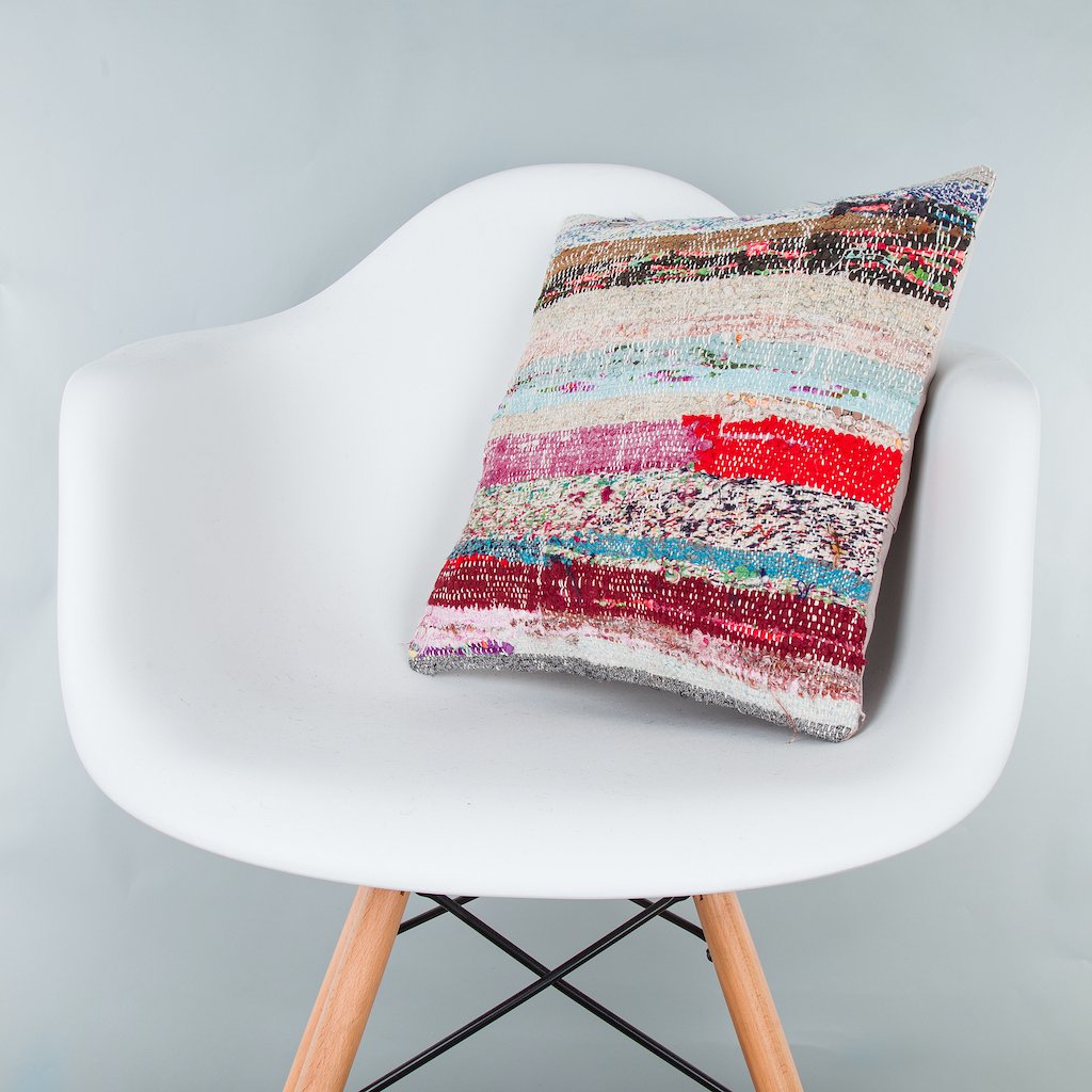 Contemporary_Multiple Color_Kilim Pillow Cover_16x16_Z1006_8350