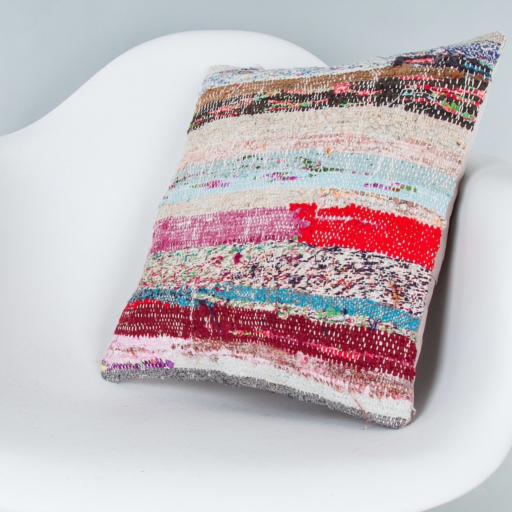 Contemporary_Multiple Color_Kilim Pillow Cover_16x16_Z1006_8350