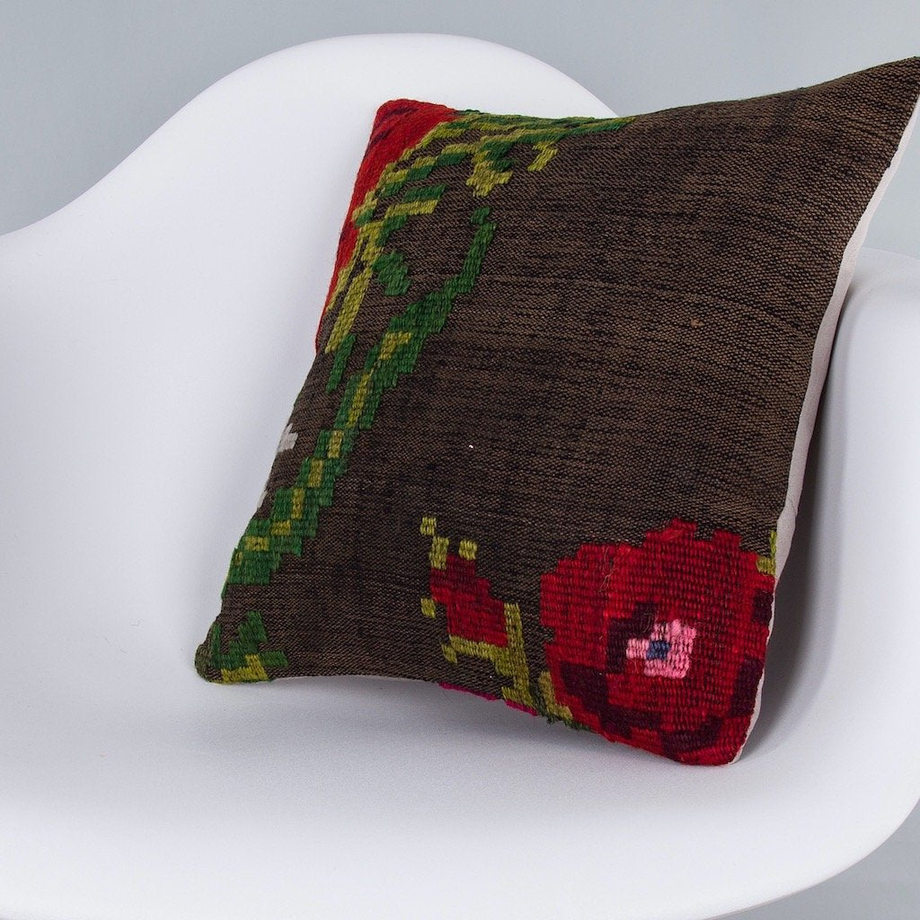 Geometric_Multiple Color_Kilim Pillow Cover_16x16_Z1001_7293