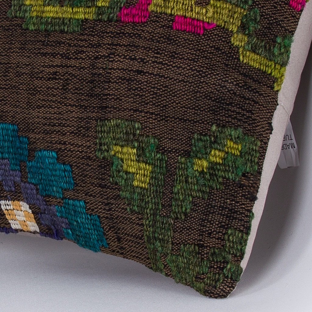 Geometric_Multiple Color_Kilim Pillow Cover_16x16_Z1001_7294