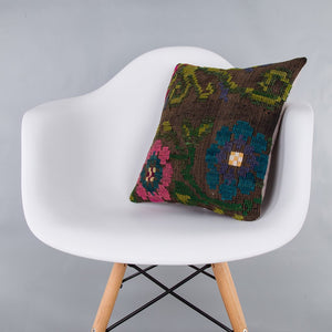 Geometric_Multiple Color_Kilim Pillow Cover_16x16_Z1001_7535