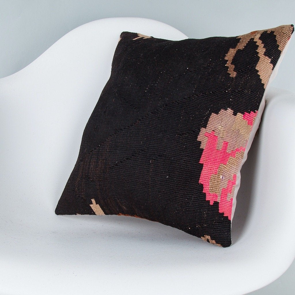 Geometric_Multiple Color_Kilim Pillow Cover_16x16_Z1001_7702