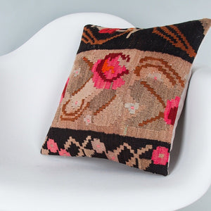 Geometric_Multiple Color_Kilim Pillow Cover_16x16_Z1001_7703
