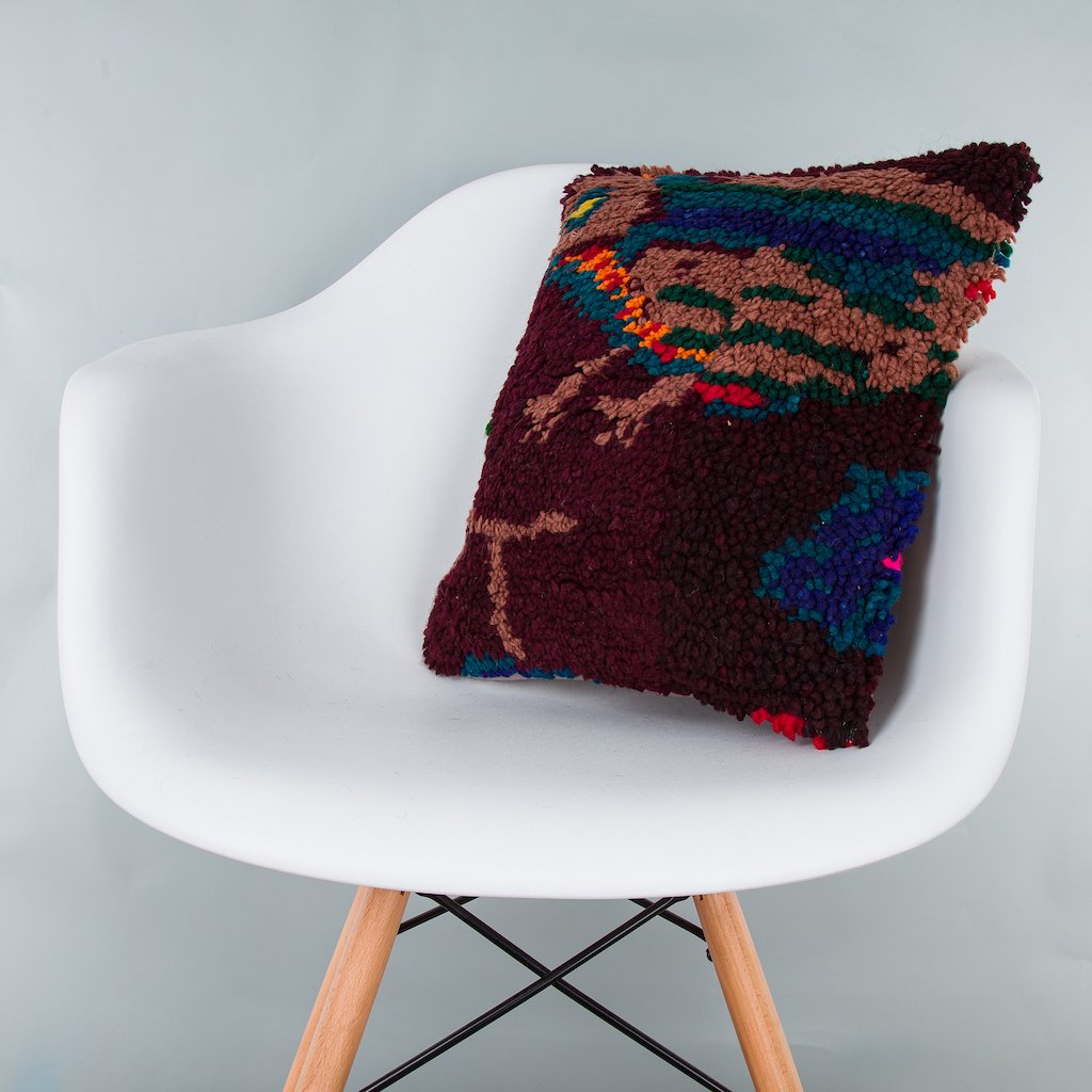 Geometric_Multiple Color_Kilim Pillow Cover_16x16_Z1001_7735