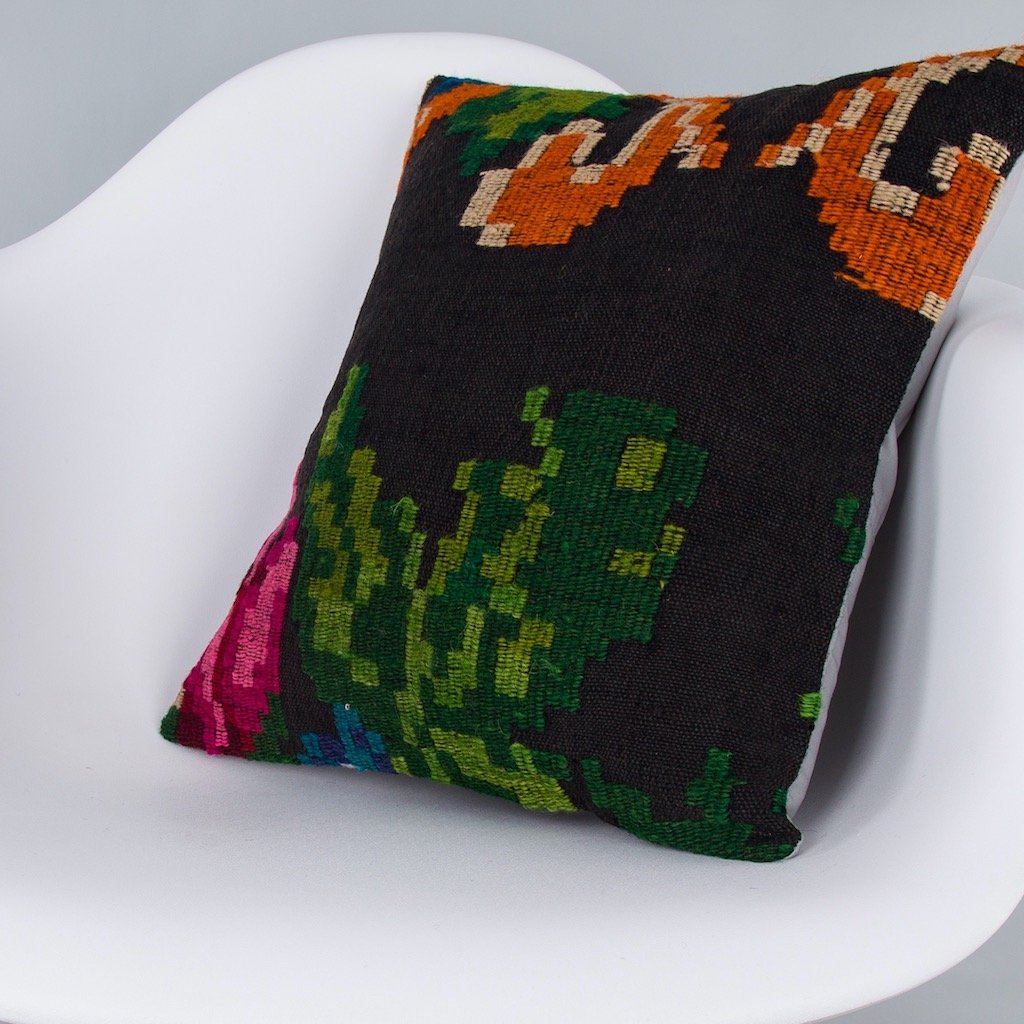 Geometric_Multiple Color_Kilim Pillow Cover_16x16_Z1001_7839