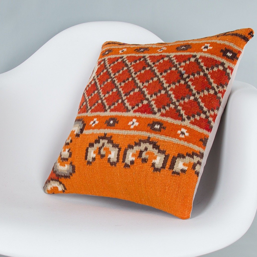 Geometric_Multiple Color_Kilim Pillow Cover_16x16_Z1001_7964