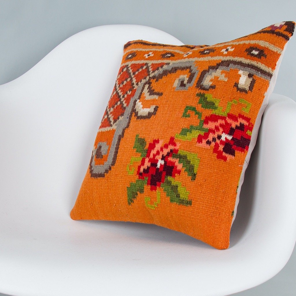 Geometric_Multiple Color_Kilim Pillow Cover_16x16_Z1001_7966