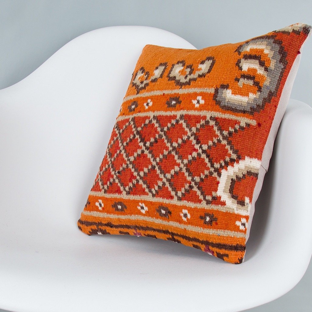 Geometric_Multiple Color_Kilim Pillow Cover_16x16_Z1001_7967