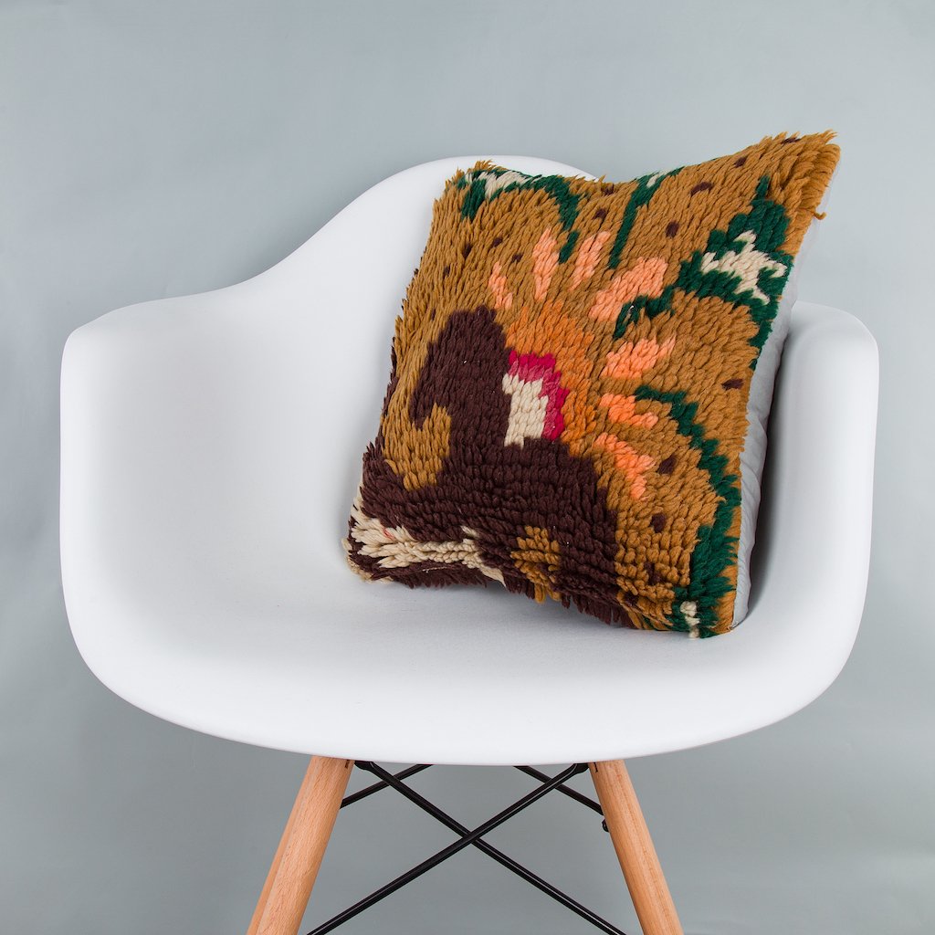 Geometric_Multiple Color_Kilim Pillow Cover_16x16_Z1001_8368