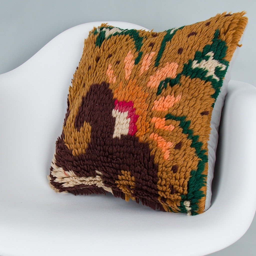 Geometric_Multiple Color_Kilim Pillow Cover_16x16_Z1001_8368