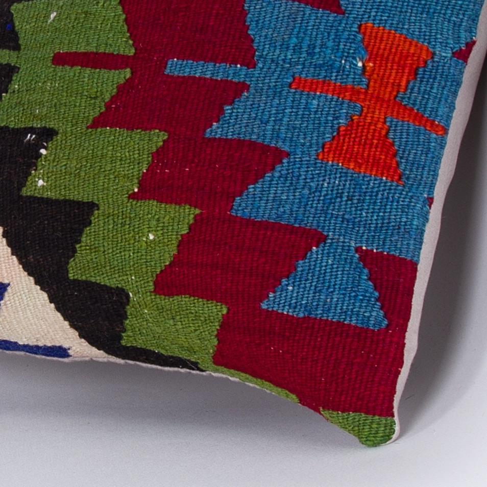 Geometric_Multiple Color_Kilim Pillow Cover_16x16_Z1010_7527