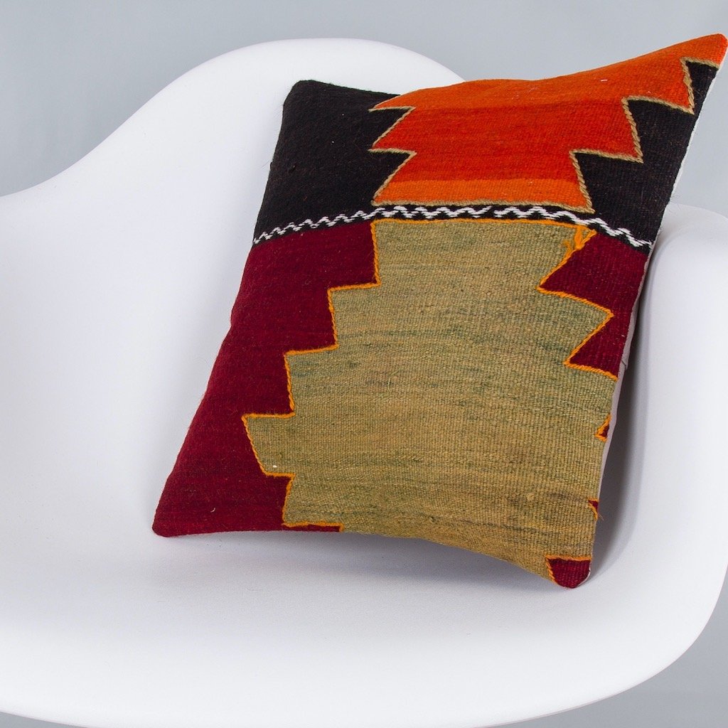 Geometric_Multiple Color_Kilim Pillow Cover_16x16_Z1010_7903