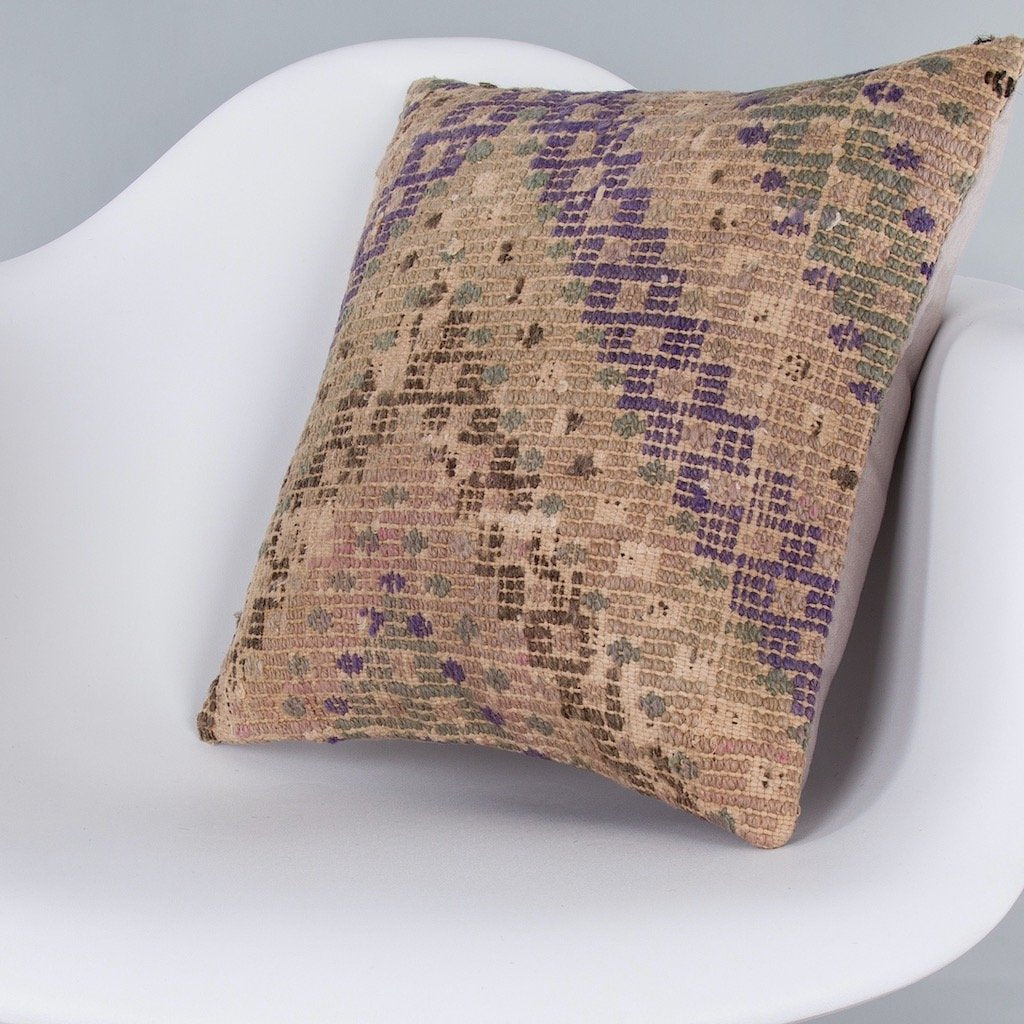 Plain_Multiple Color_Kilim Pillow Cover_16x16_Z1008_7273
