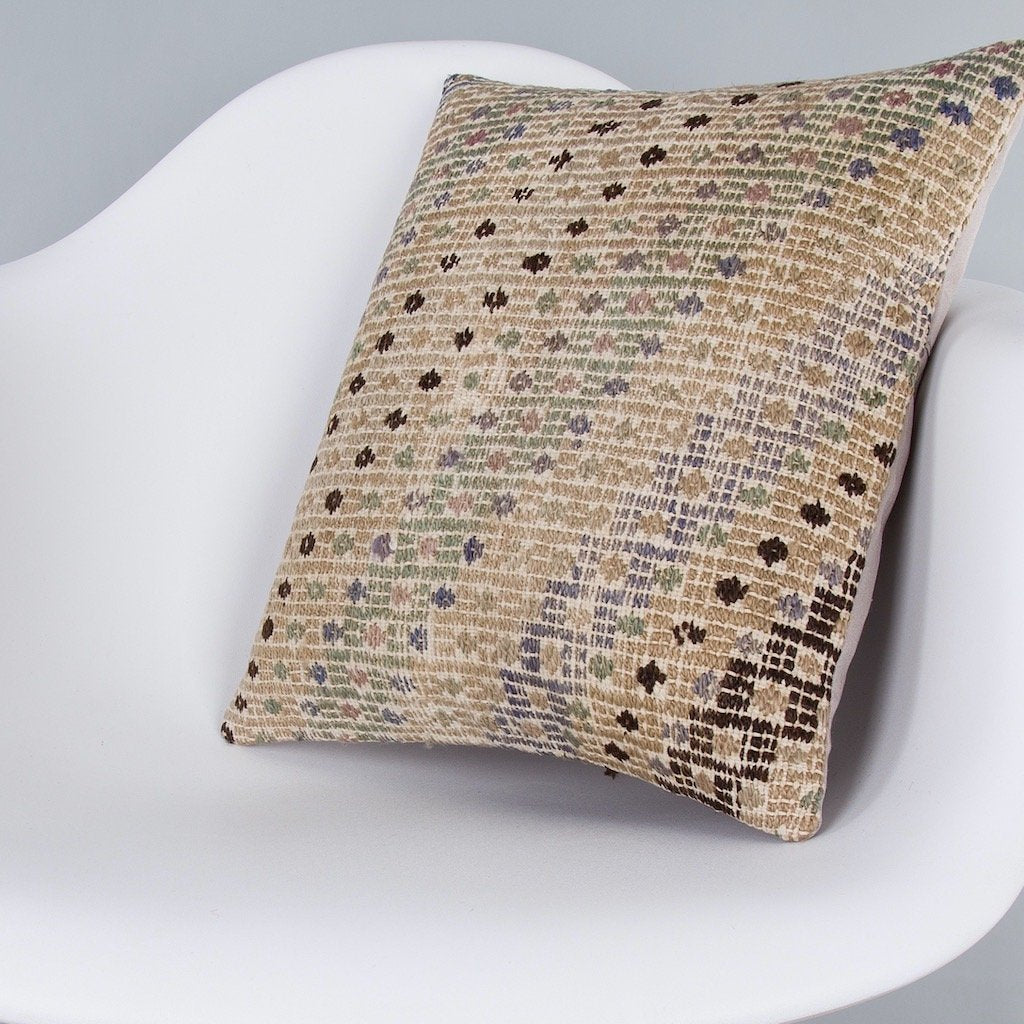 Plain_Multiple Color_Kilim Pillow Cover_16x16_Z1008_7343