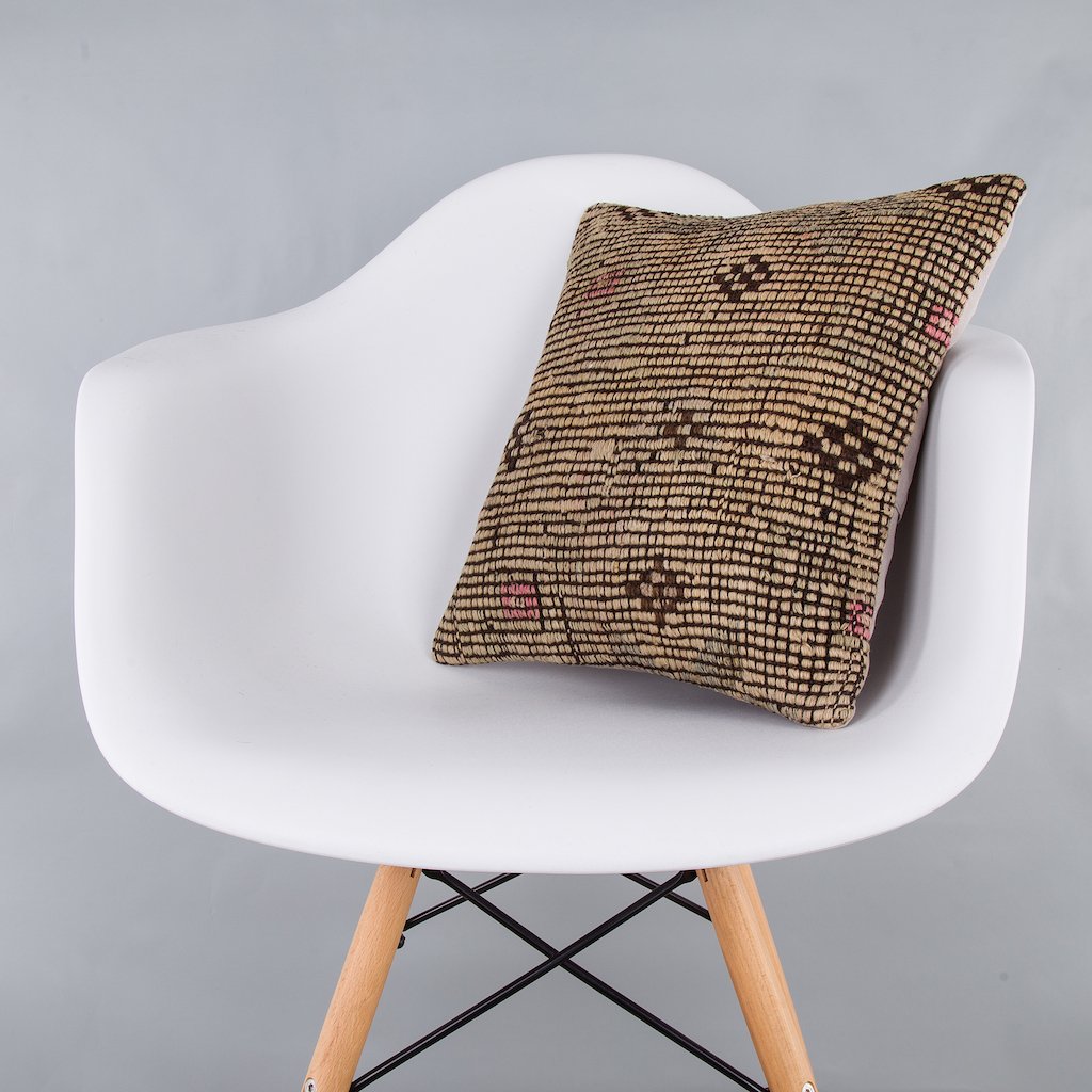 Plain_Multiple Color_Kilim Pillow Cover_16x16_Z1008_7944