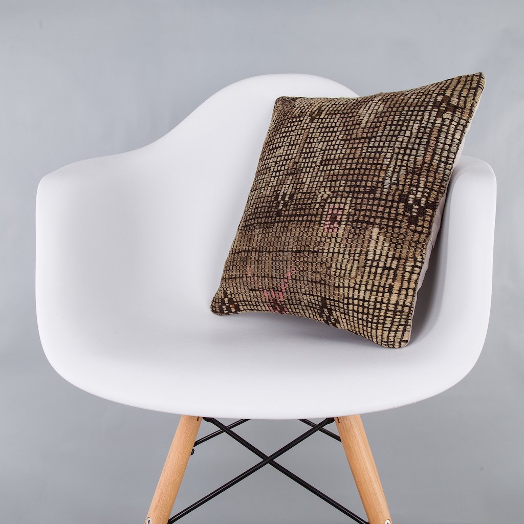 Plain_Multiple Color_Kilim Pillow Cover_16x16_Z1008_7946