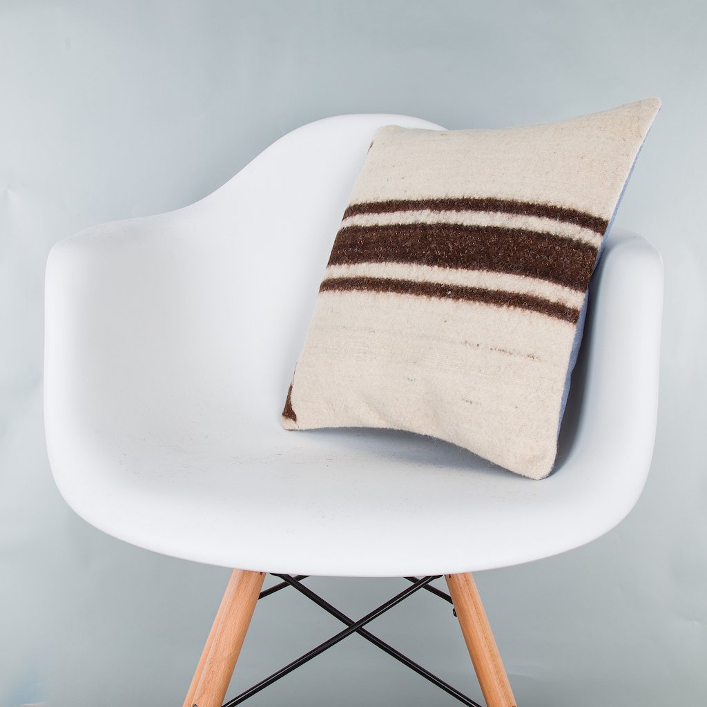Striped_Beige_Kilim Pillow Cover_16x16_Z1002_8100