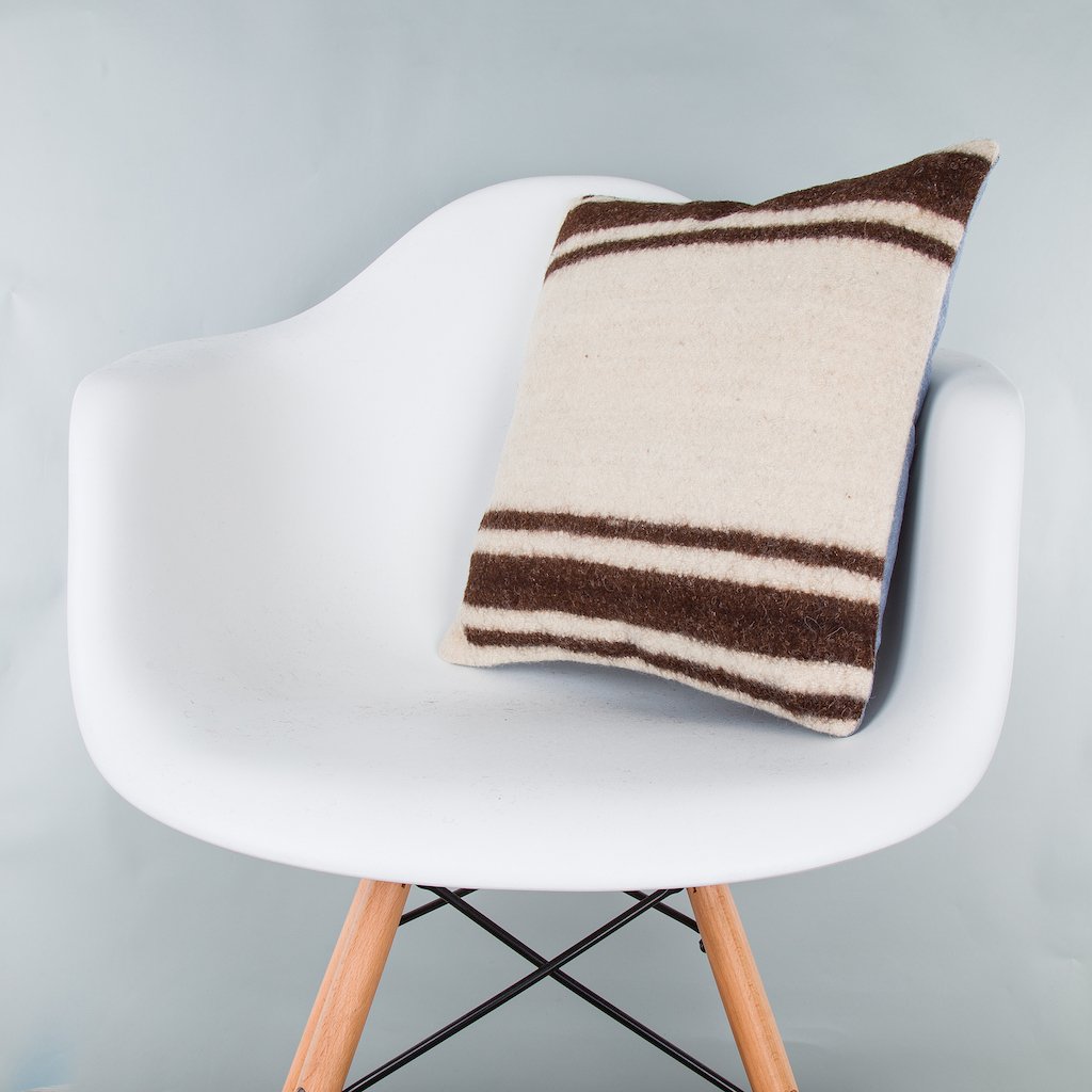Striped_Beige_Kilim Pillow Cover_16x16_Z1002_8102