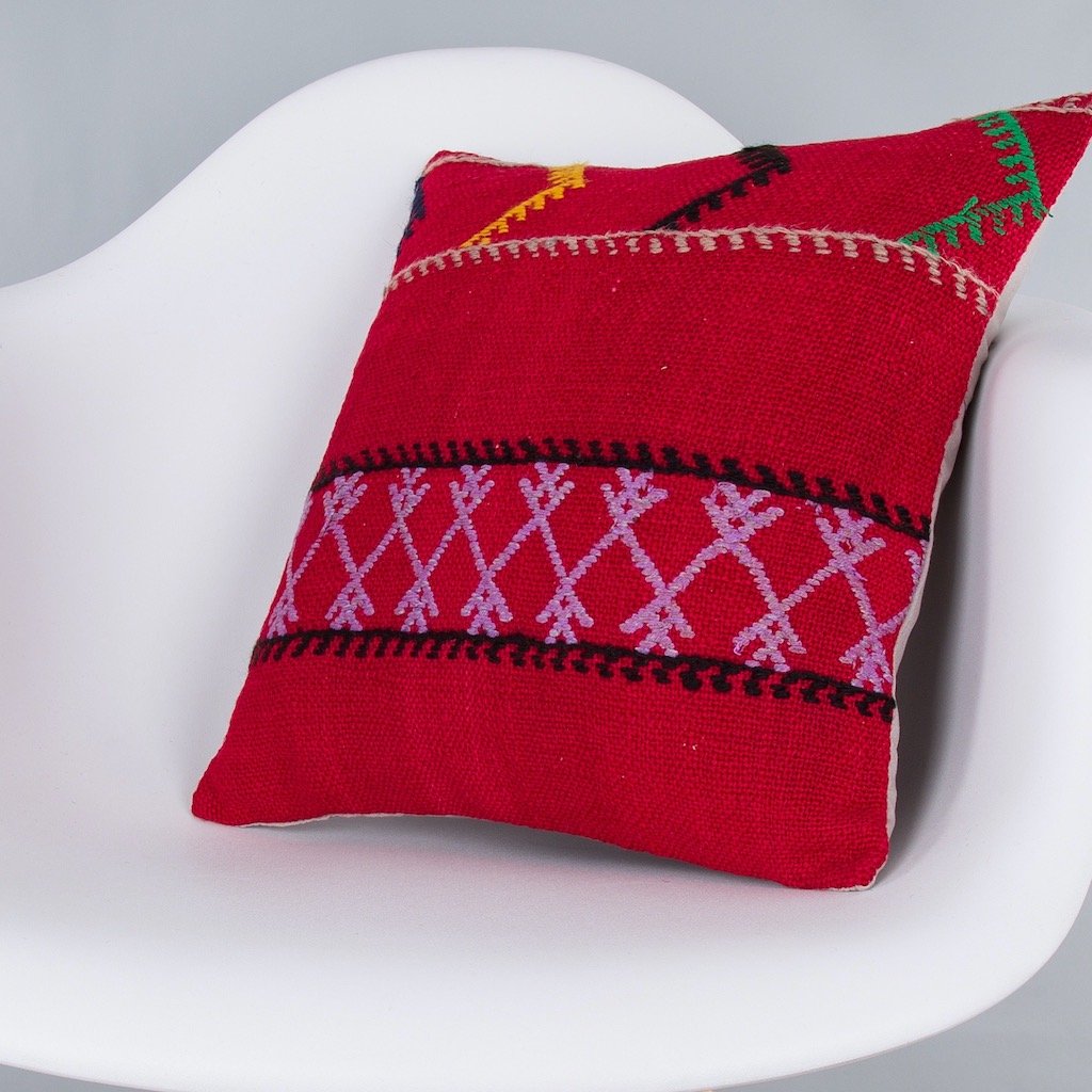 Striped_Multiple Color_Kilim Pillow Cover_16x16_Z1000_7531