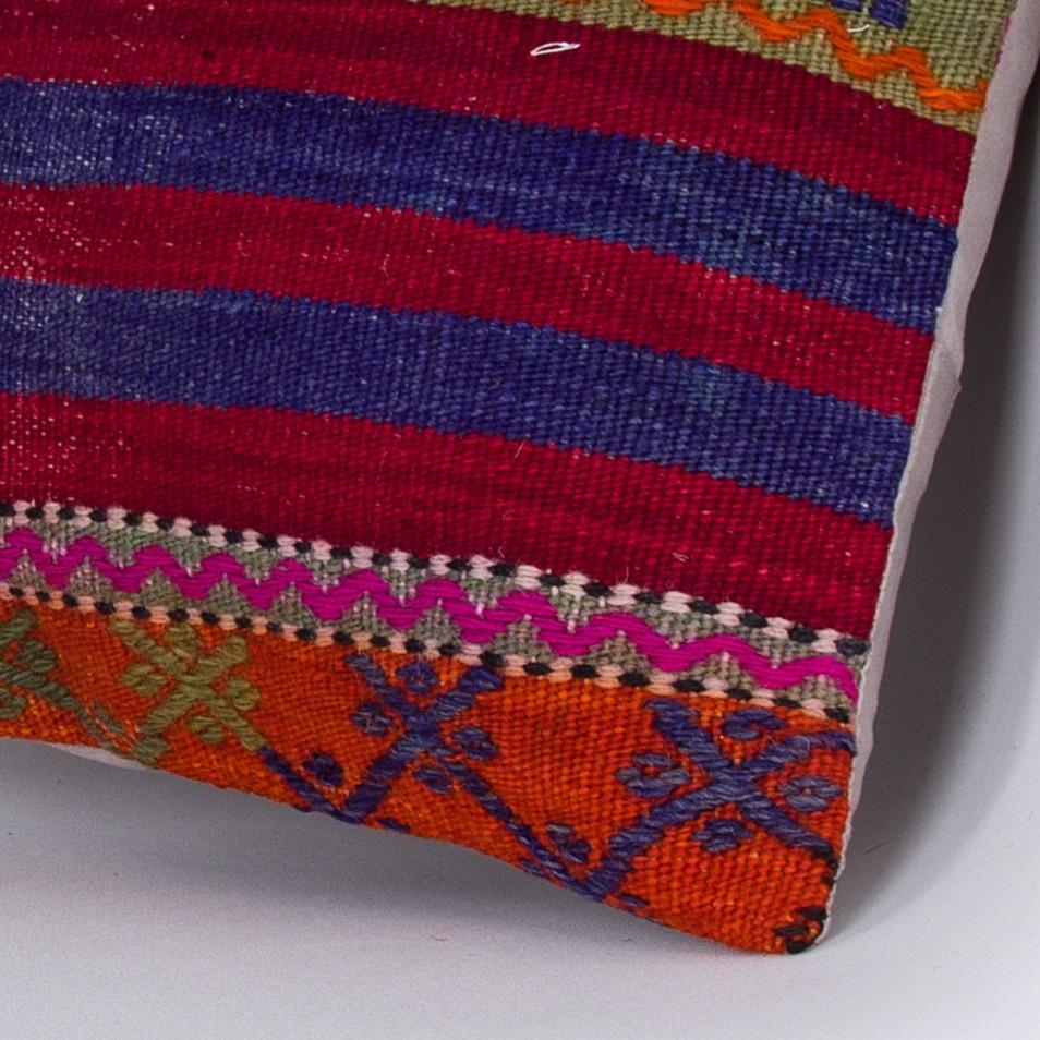 Striped_Multiple Color_Kilim Pillow Cover_16x16_Z1000_7536