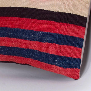Striped_Multiple Color_Kilim Pillow Cover_16x16_Z1000_7538