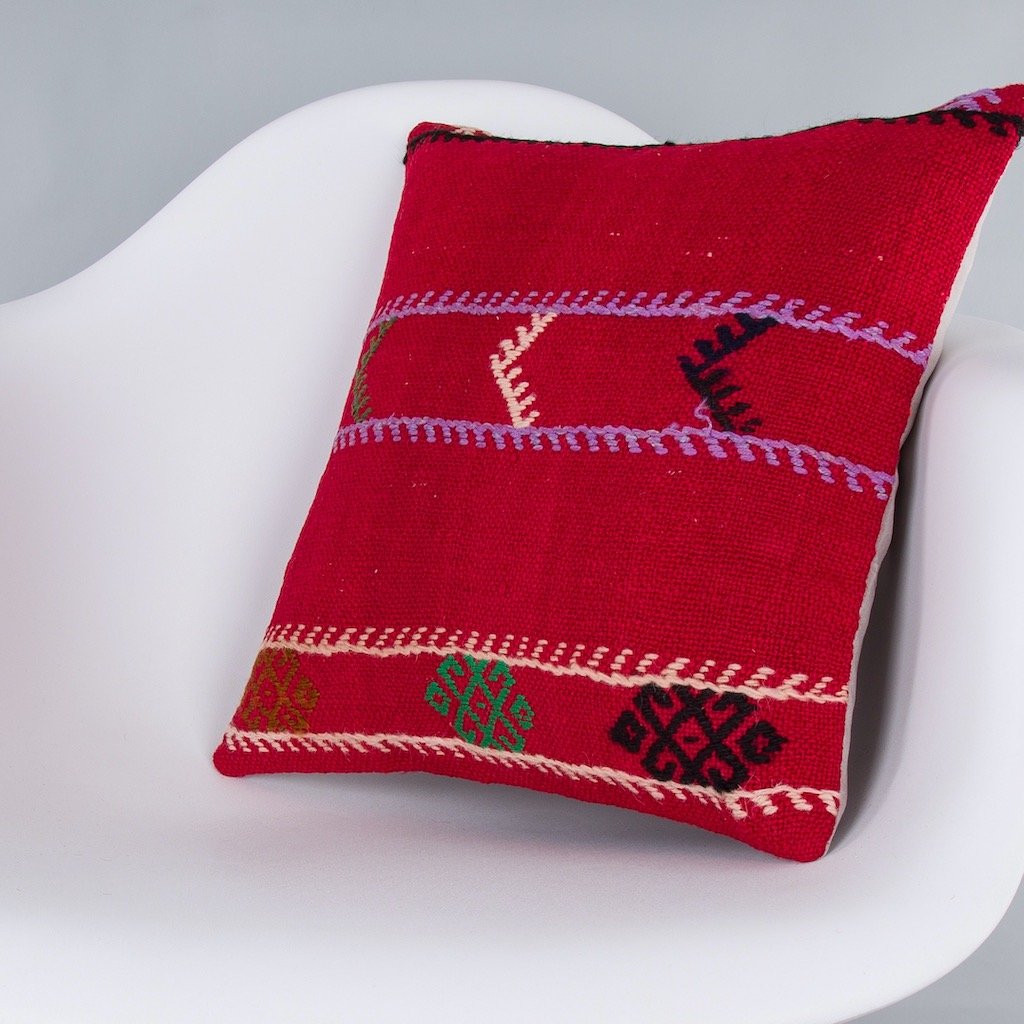Striped_Multiple Color_Kilim Pillow Cover_16x16_Z1000_7573