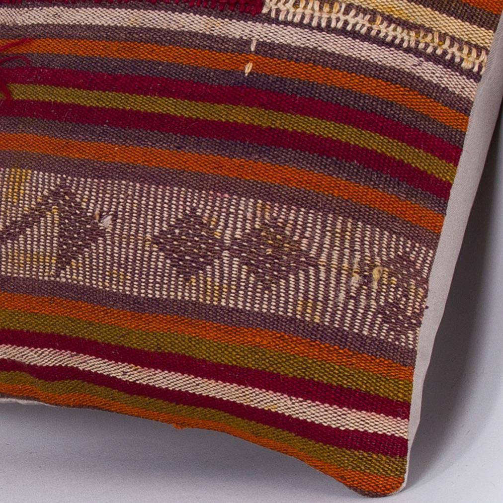 Striped_Multiple Color_Kilim Pillow Cover_16x16_Z1000_7577