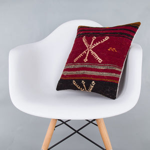Striped_Multiple Color_Kilim Pillow Cover_16x16_Z1000_7633