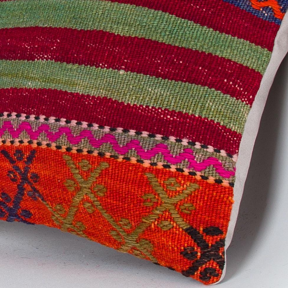 Striped_Multiple Color_Kilim Pillow Cover_16x16_Z1000_7706