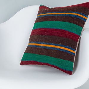 Striped_Multiple Color_Kilim Pillow Cover_16x16_Z1000_7713