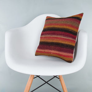 Striped_Multiple Color_Kilim Pillow Cover_16x16_Z1000_7719