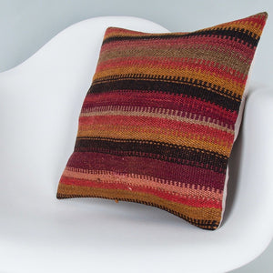 Striped_Multiple Color_Kilim Pillow Cover_16x16_Z1000_7719