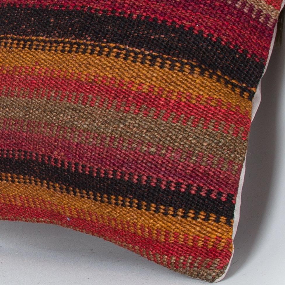 Striped_Multiple Color_Kilim Pillow Cover_16x16_Z1000_7720