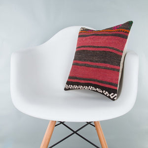 Striped_Multiple Color_Kilim Pillow Cover_16x16_Z1000_7785