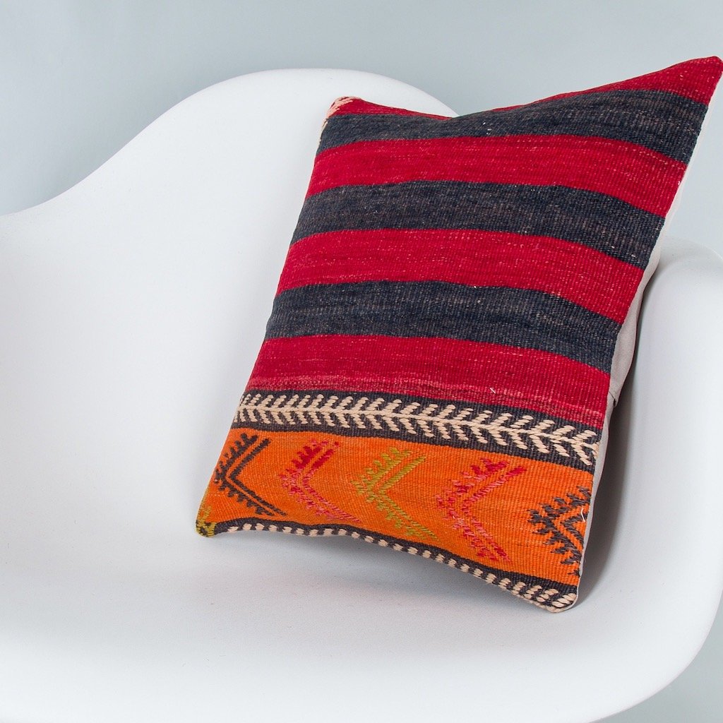 Striped_Multiple Color_Kilim Pillow Cover_16x16_Z1000_7790