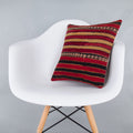 Striped_Multiple Color_Kilim Pillow Cover_16x16_Z1000_7901