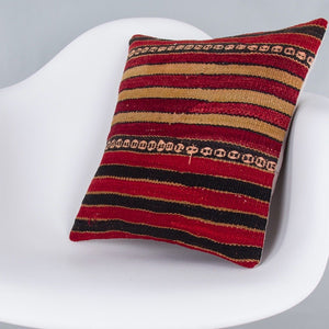 Striped_Multiple Color_Kilim Pillow Cover_16x16_Z1000_7901