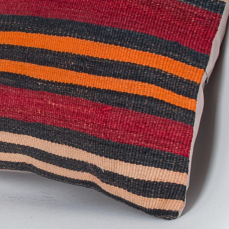 Striped_Multiple Color_Kilim Pillow Cover_16x16_Z1000_8306