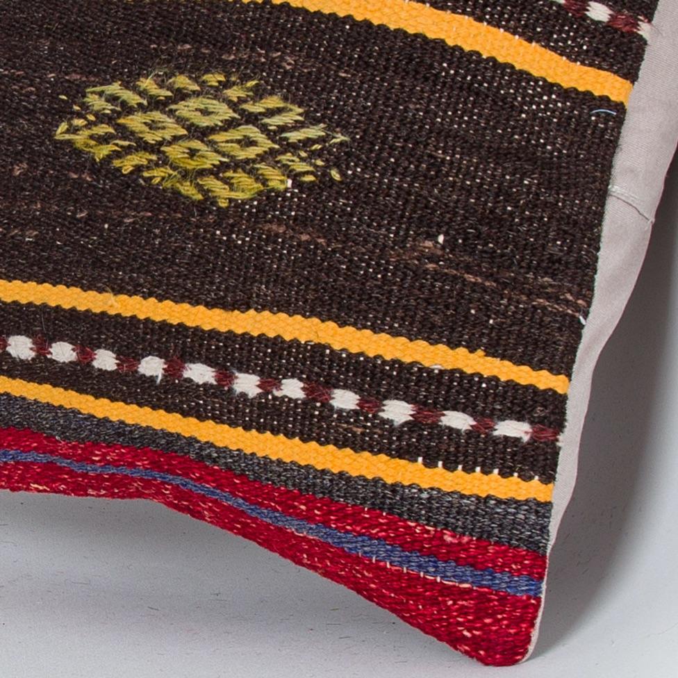 Striped_Multiple Color_Kilim Pillow Cover_16x16_Z1000_8313