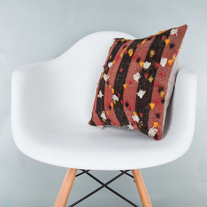 Striped_Multiple Color_Kilim Pillow Cover_16x16_Z1000_8428