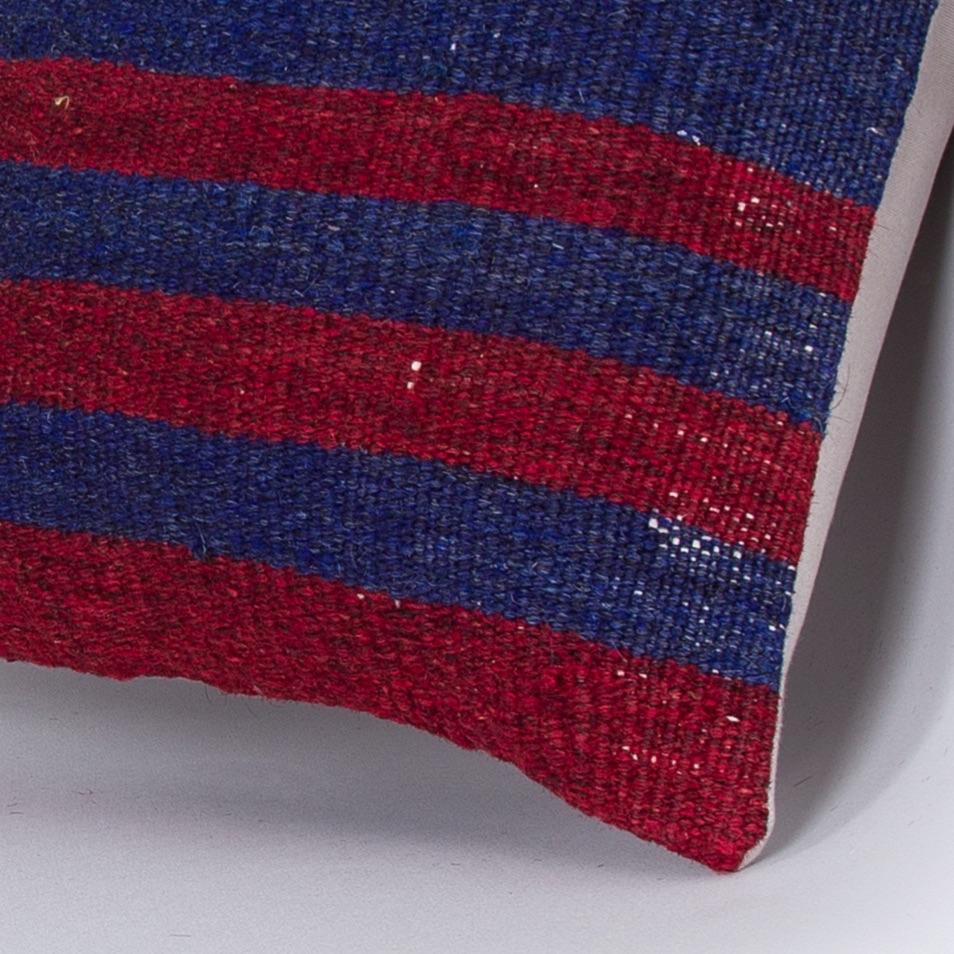 Striped_Multiple Color_Kilim Pillow Cover_16x16_Z1005_7547