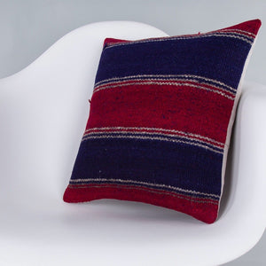 Striped_Multiple Color_Kilim Pillow Cover_16x16_Z1005_7564
