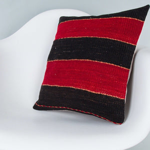 Striped_Multiple Color_Kilim Pillow Cover_16x16_Z1005_7722