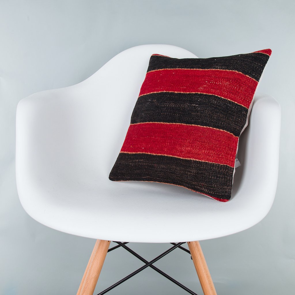 Striped_Multiple Color_Kilim Pillow Cover_16x16_Z1005_7723