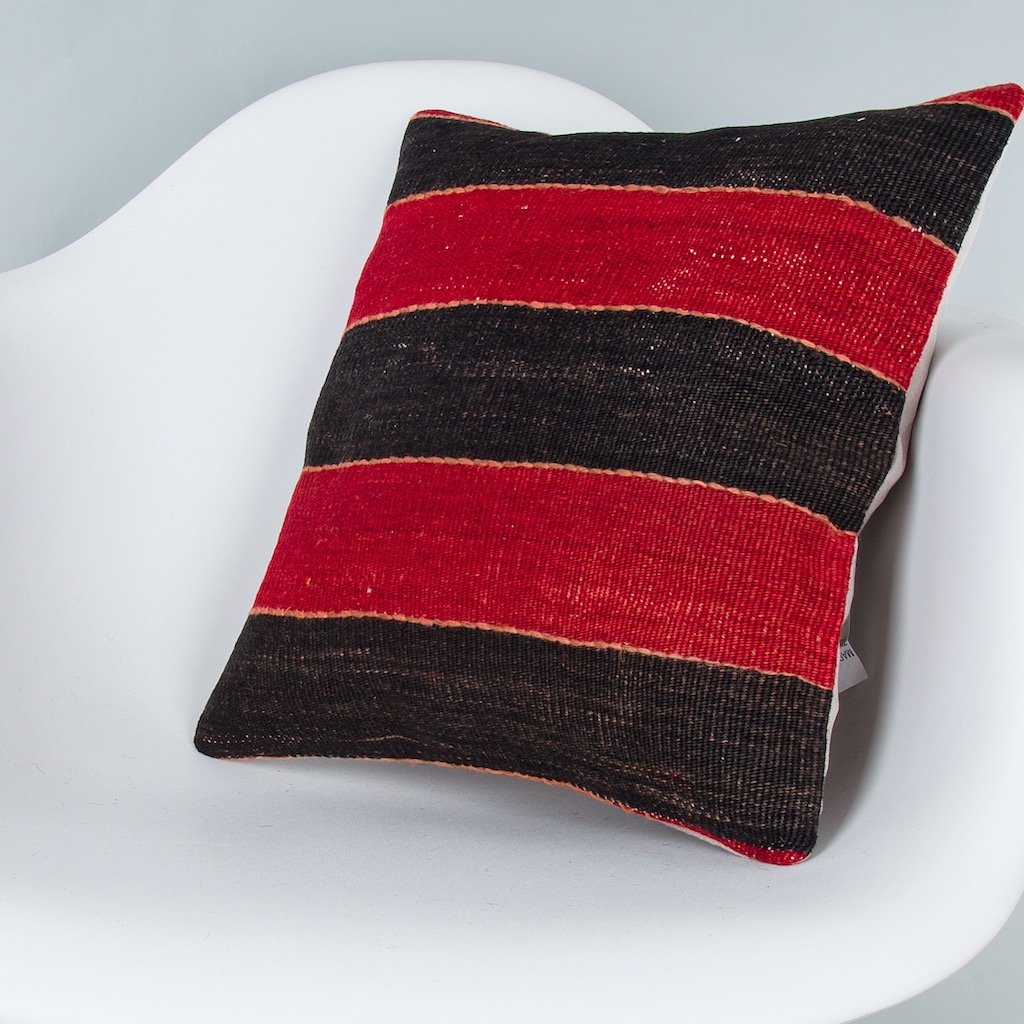 Striped_Multiple Color_Kilim Pillow Cover_16x16_Z1005_7723
