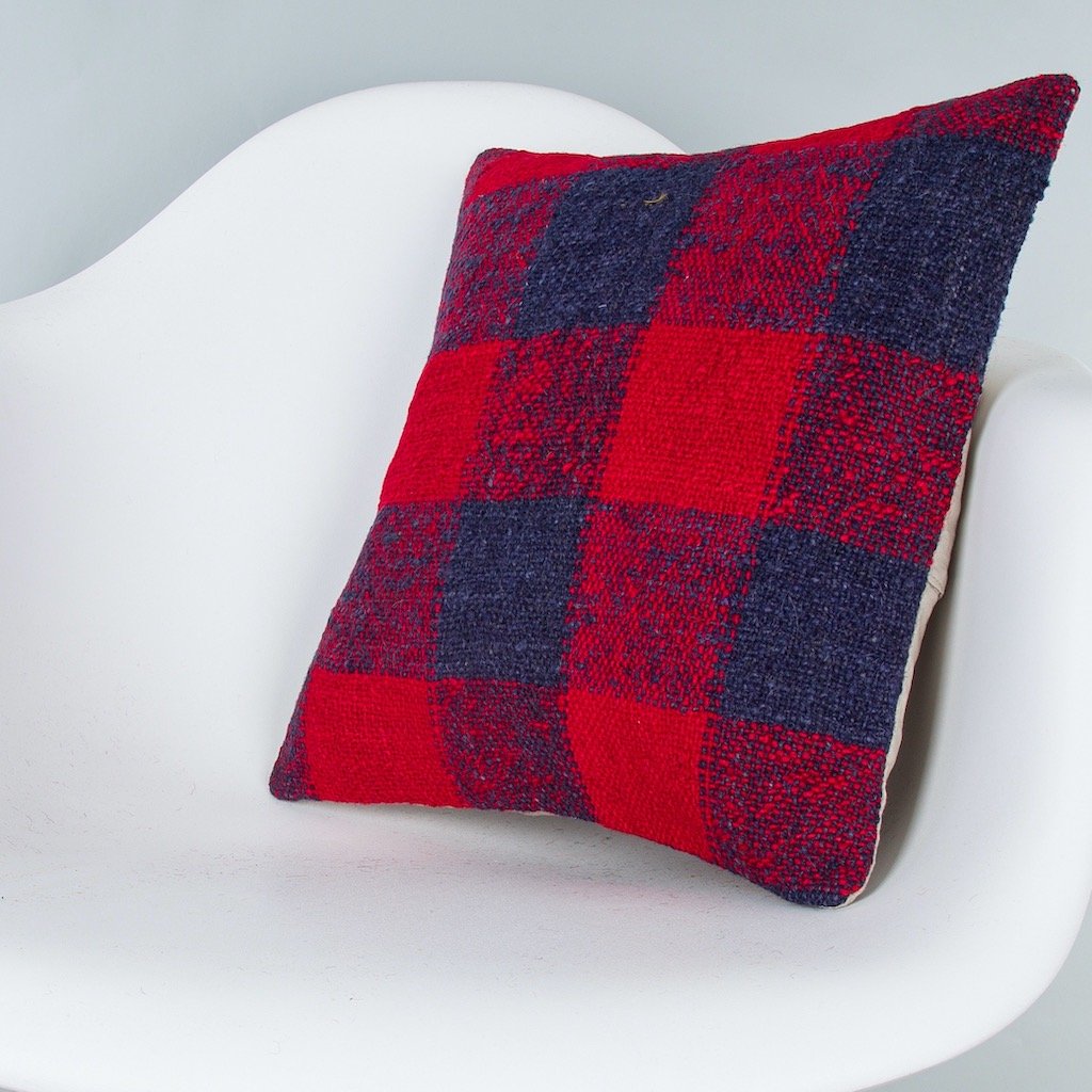 Striped_Multiple Color_Kilim Pillow Cover_16x16_Z1005_8152