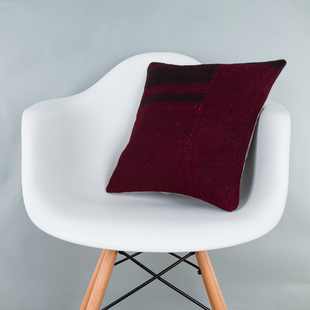 Striped_Multiple Color_Kilim Pillow Cover_16x16_Z1005_8390