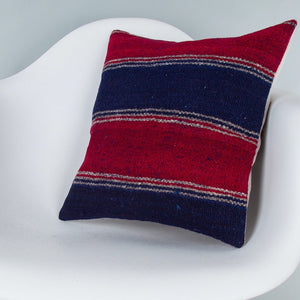 Striped_Multiple Color_Kilim Pillow Cover_16x16_Z1005_8411
